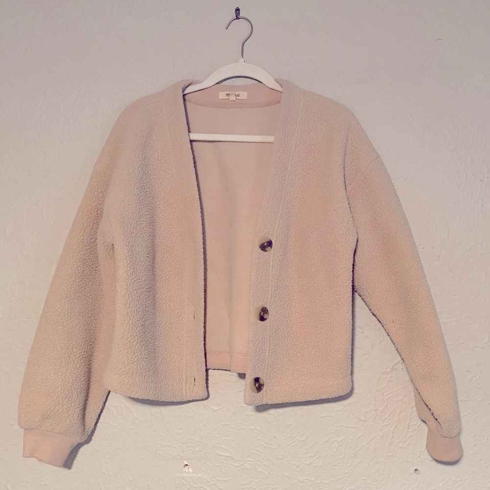 Madewell fleece cardigan